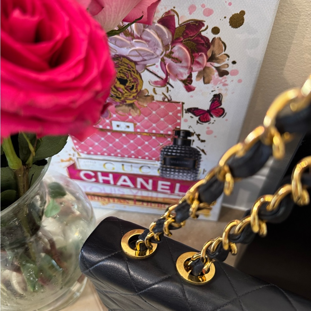 Chanel Black Quilted Vintage Jumbo Leather Bag - Picture 6 of 16